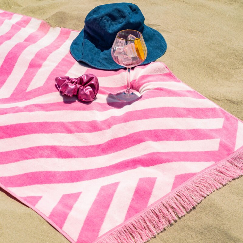 Summer Breeze Pink Gum – Πετσέτα Θαλάσσης