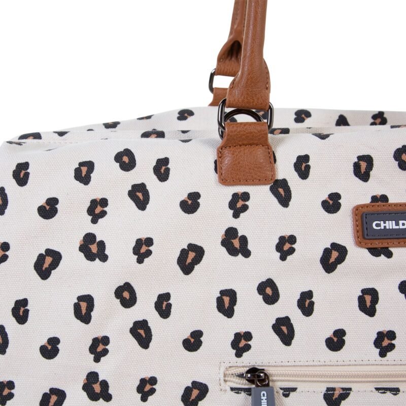 Τσάντα Αλλαγής Childhome Mommy Bag Big Canvas Leopard