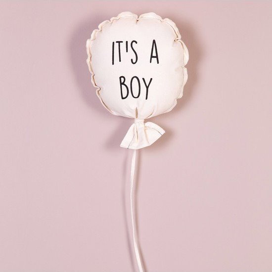 Υφασμάτινο Διακοσμητικό Μπαλόνι τοίχου It’s a Boy