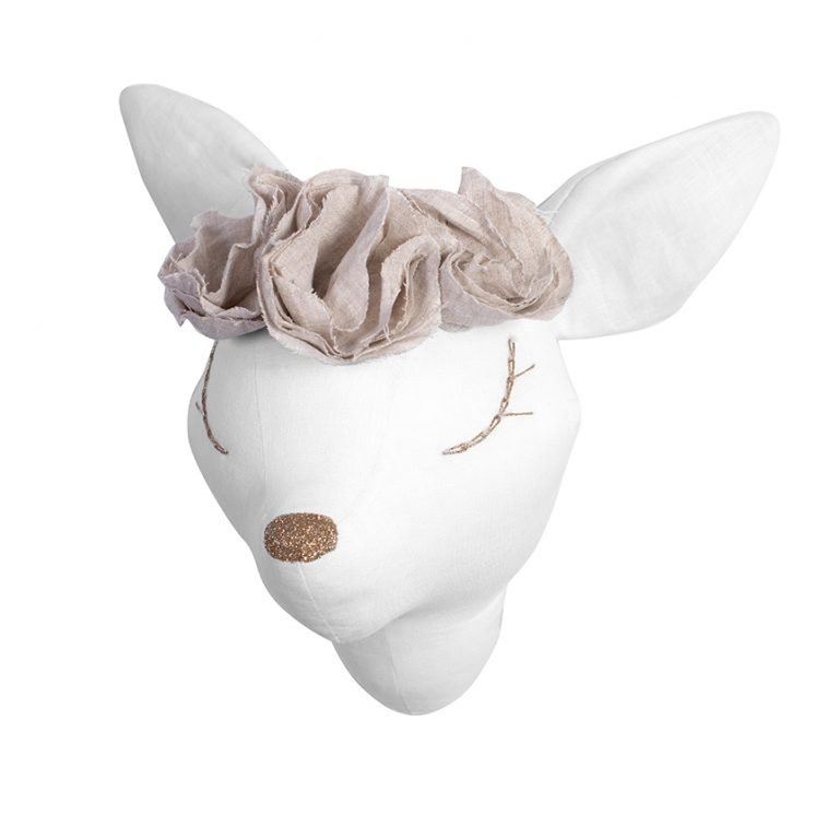 The Deer with the Beige Flowers – Love Me Decoration
