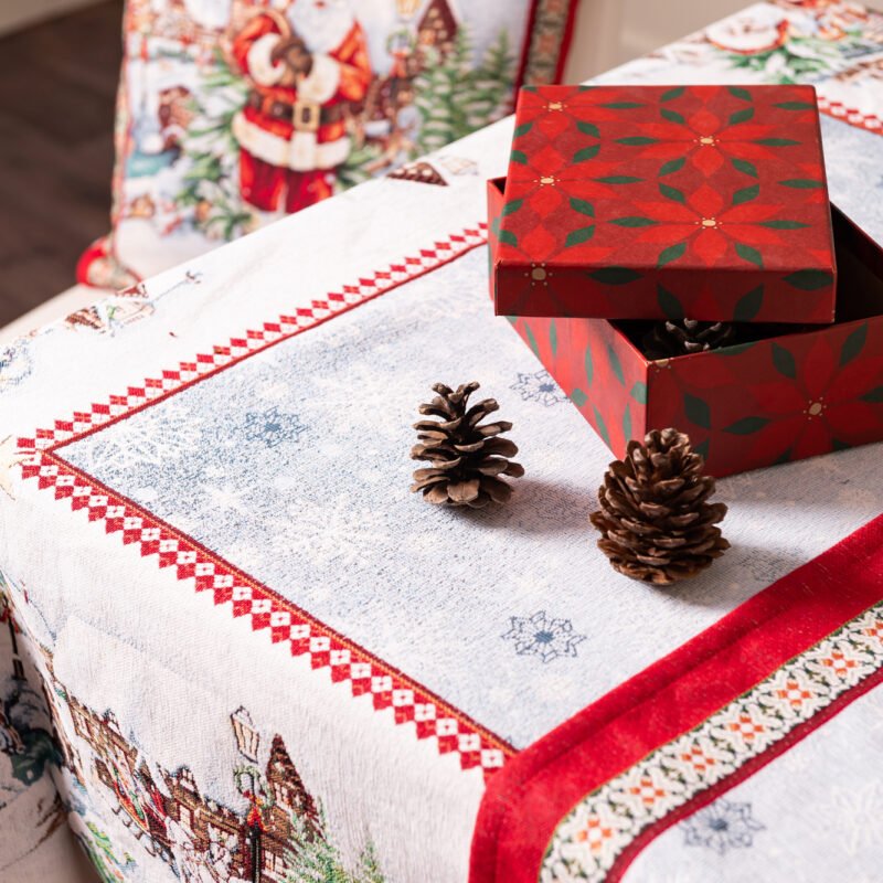 Χριστουγεννιάτικο Τραπεζομάντηλο – Santa – 2 Διαστάσεις