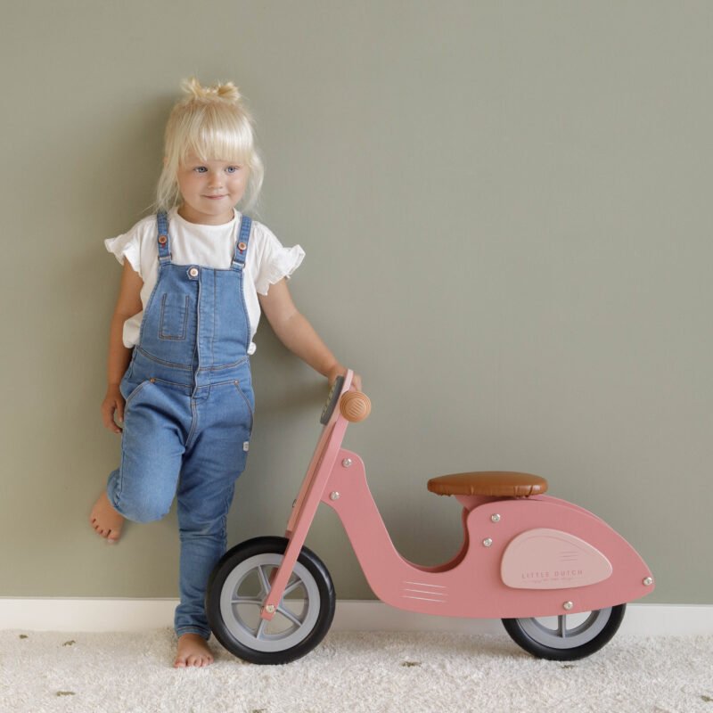 Ποδήλατο Ισορροπίας Σκούτερ Pink – Little Dutch