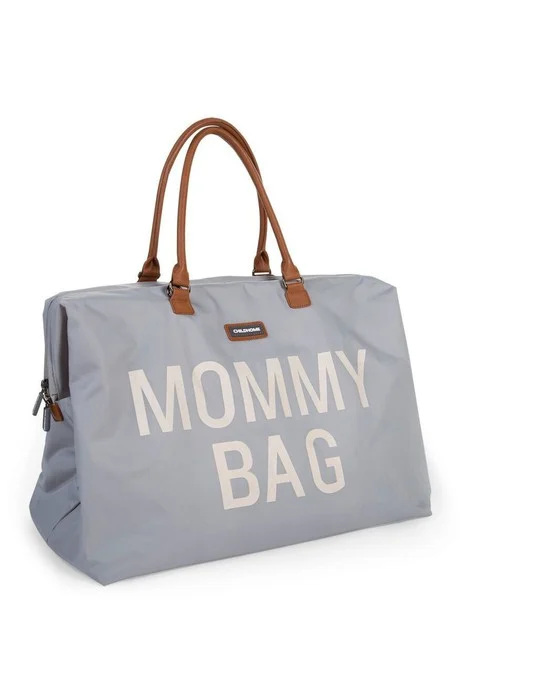 Τσάντα Αλλαγής Childhome Mommy Bag Big Grey Off-White