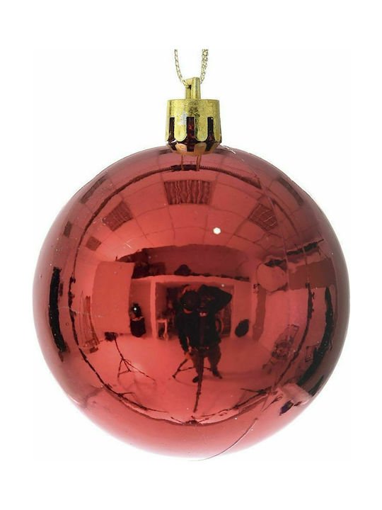 Χριστουγεννιάτικη Πλαστική Μπάλα – Σετ 12τμχ