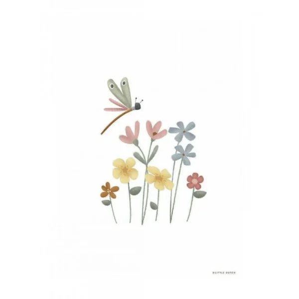 Little Pink Flowers Poster,