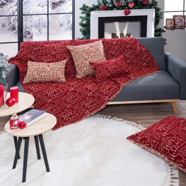 Steinhaus Χριστουγεννιάτικo Ριχτάρι στρωμένο σε καναπέ
