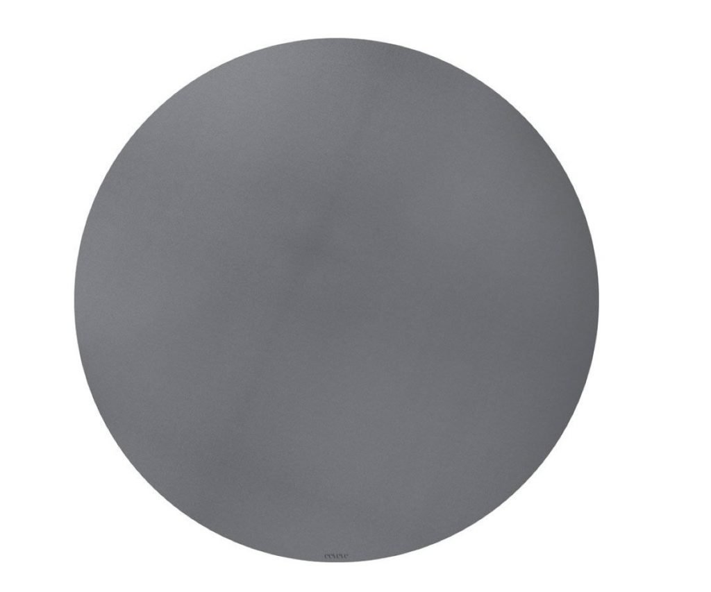 Round Floor Mat Granite Gray