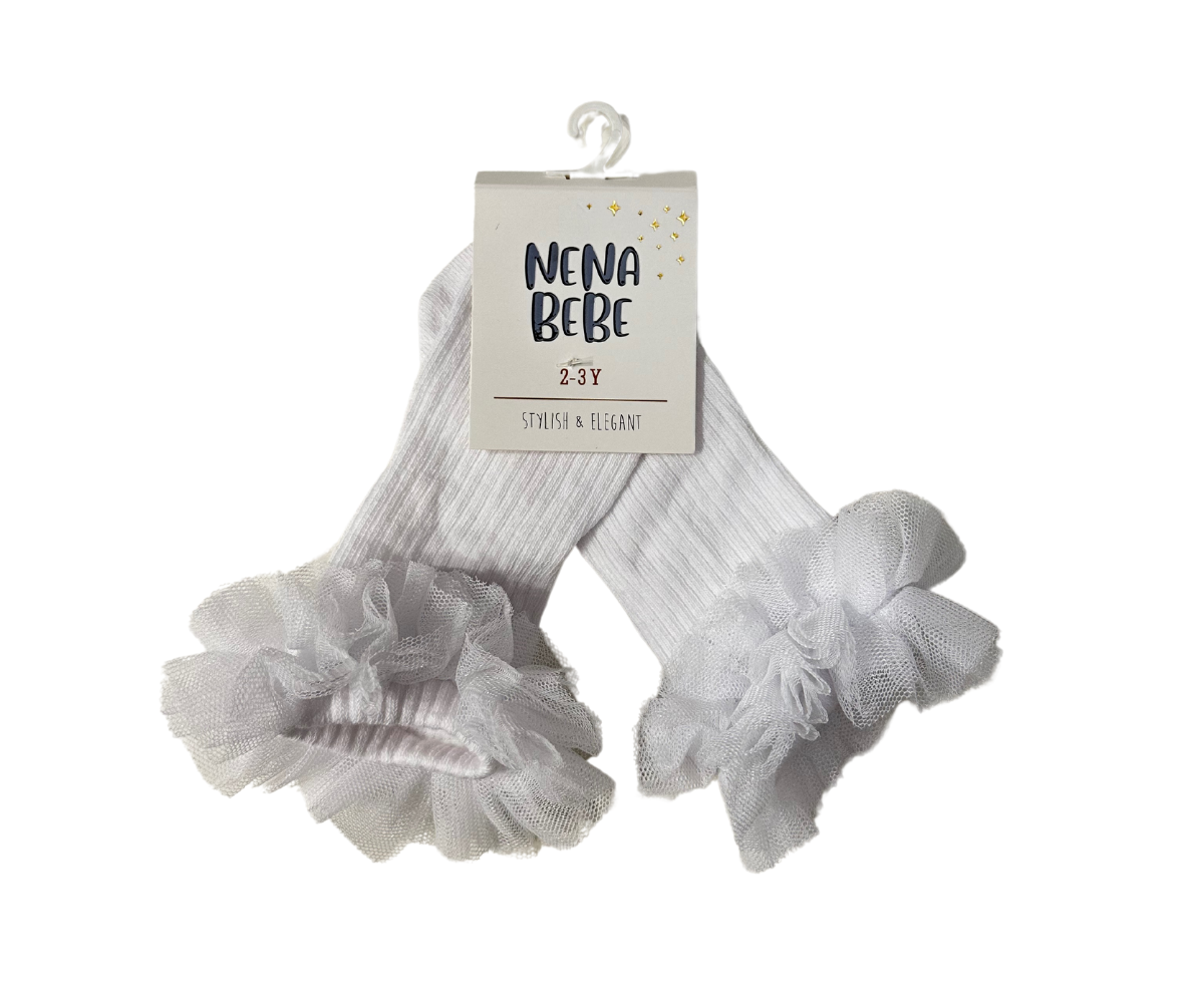 Nena Bebe 5039 Κάλτσες Classic White