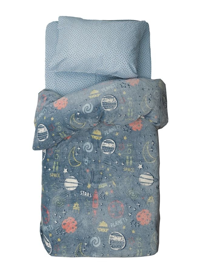 Luminous Παιδική Κουβέρτα Nebula στρωμένη σε κρεβάτι