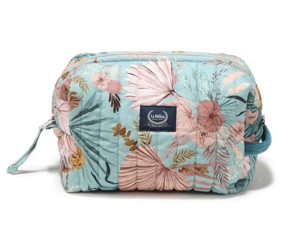 Boho Palms Mollet Cosmetic Bag Deep Ocean