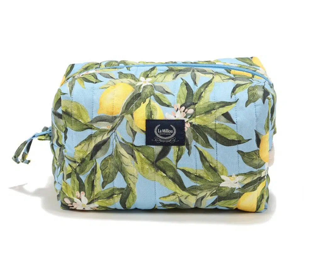 Positano Quilted Mollet Cosmetic Bag Rafaello