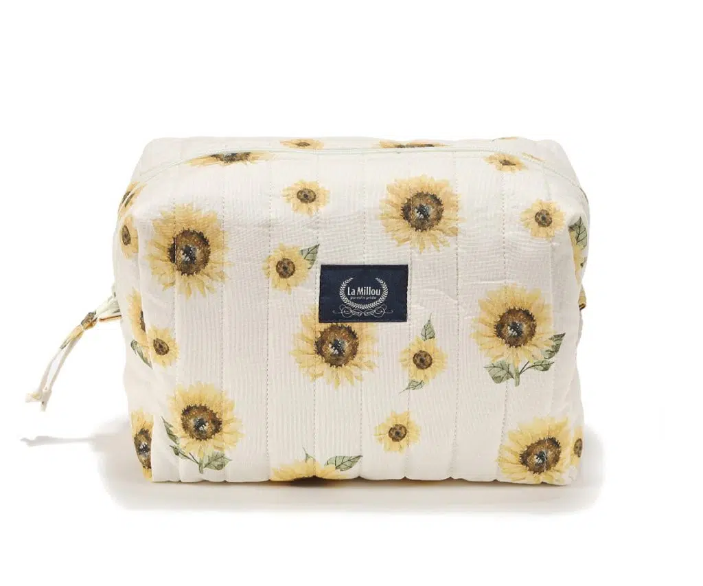 Sunlover Quilted Mollet Cosmetic Bag Sand